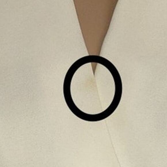 Vintage Cream Black Party Dress NWT Bow Tiered Skirt Size 5 Rayon Silk Flaws - Picture 6 of 9